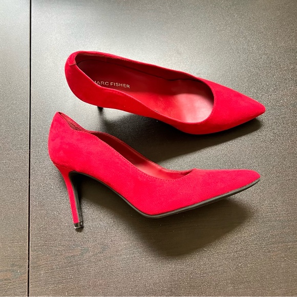 Marc Fisher Red Heels - Picture 1 of 8